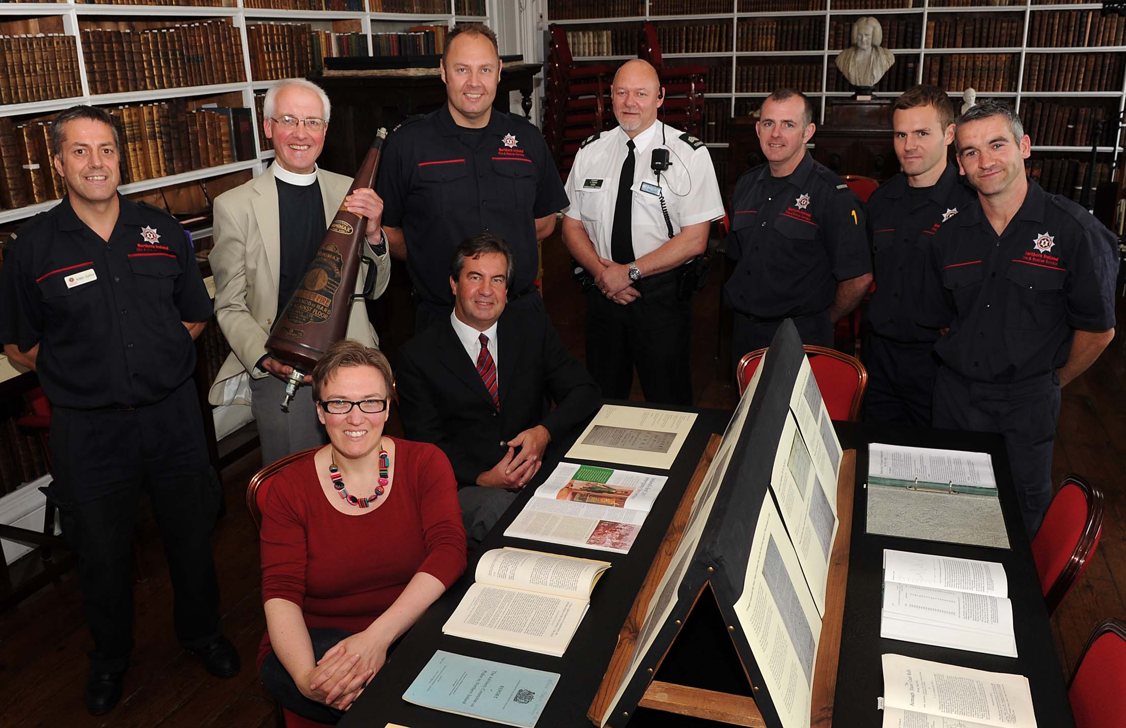 Exhibitions Past & Present 'To the Rescue : the Police and Fire Service in Armagh' in Armagh Robinson Library