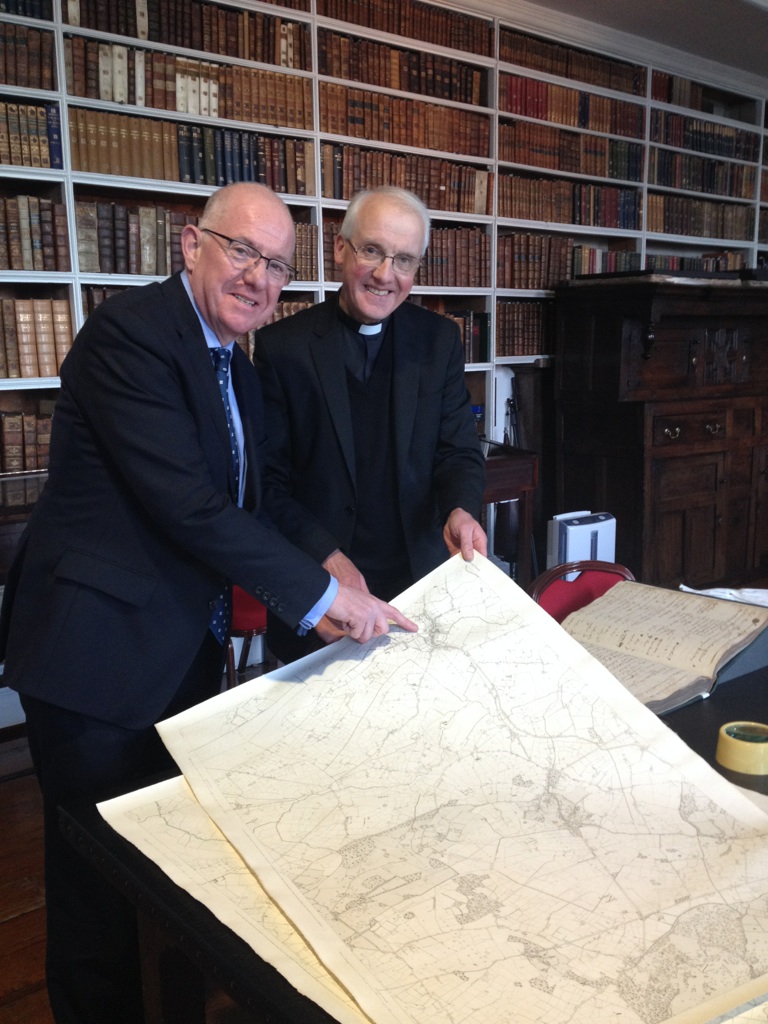 Minister Flanagan meeting Keeper of Armagh Public Library 5Dec2014