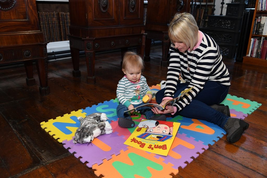 Even the smallest children can explore the Library in our soft play area