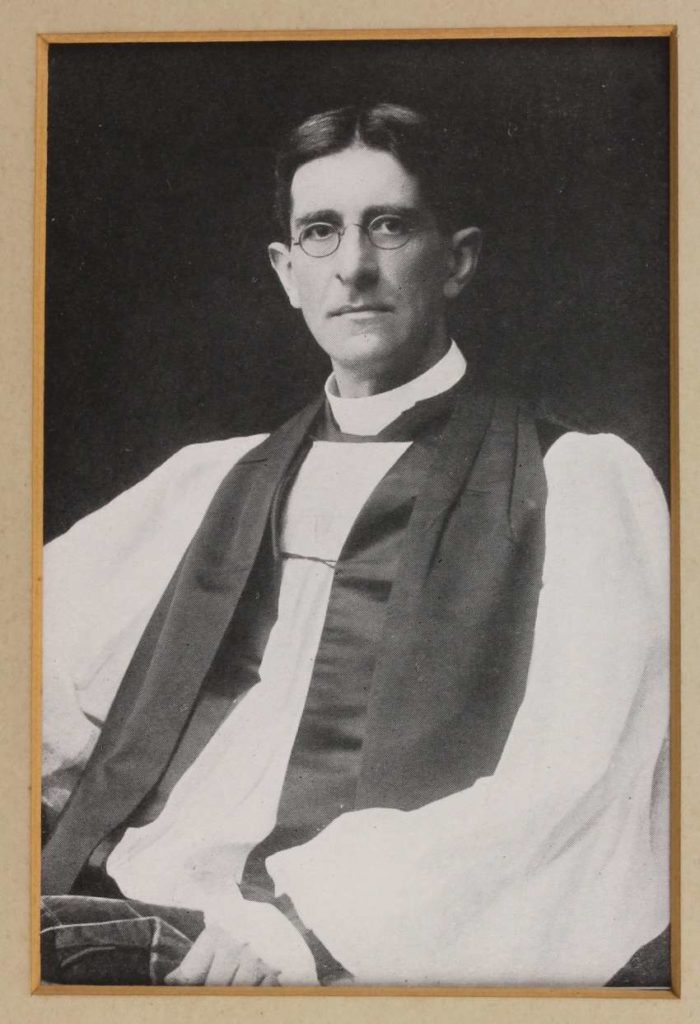 Gregg as a young clergy man
