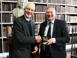 Donation of Memorial Medal to the Library