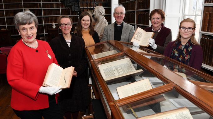 Medical book exhibition launch Armagh Robinso Library Medical book exhibition