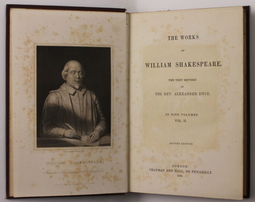 The Works of William Shakespeare, at Armagh Robinson Library