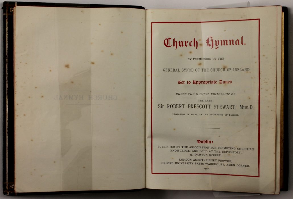 Title page of Church Hymnal