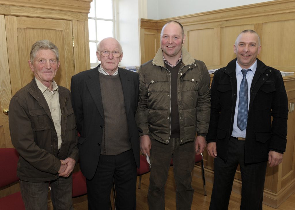 Openingn No 5 - Some of the team who worked on the restoration of the building, including contractor Harry Elliott (right)